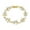 White-Gold, variant on Bling Jewelry Womens White Cultured Freshwater Pearl Strand Bracelet Multi Flowers Leaf Motif 7 Inch Gold Plated