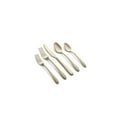 thumbnail image 3 of Cambridge Poet PVD Champagne Satin 18/0 20-Piece Flatware Set, 3 of 5