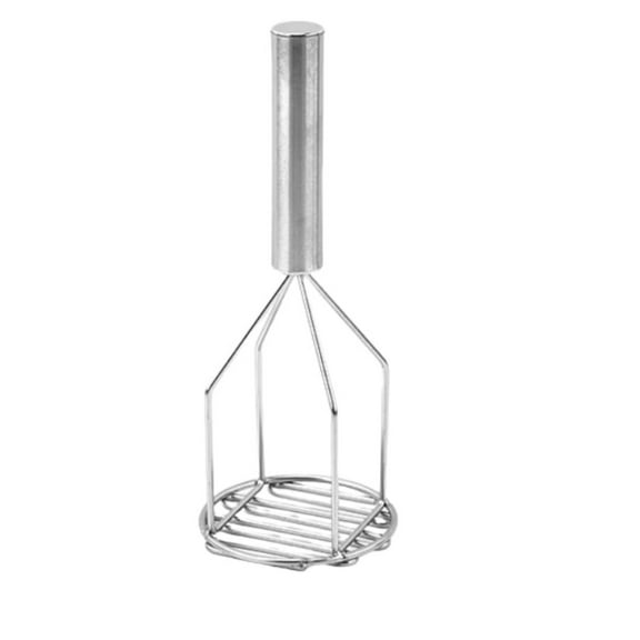 Potato Masher, Ongmies Layered Stainless Steel Potato Masher with Soft Grip - 10.2 & 9.5 Inch, Mashed Potato Masher