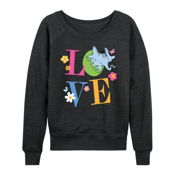 Horton Hears a Who - Love - Women's Lightweight French Terry Long Sleeve Shirt