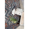 thumbnail image 2 of Furnish My Place Geometric Print Runner Rug - 2 ft. x 8 ft., Dark Grey, Rug with Patterned Design, 2 of 9