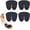 Black, variant on 4 Pairs Metatarsal Pads for Women, Non Slip Shoe Inserts for Forefoot Pain Relief, Ball of Foot Cushions for High Heels, Breathable Heel Inserts & Foot Pads for All Day Comfort (Beige+Black)