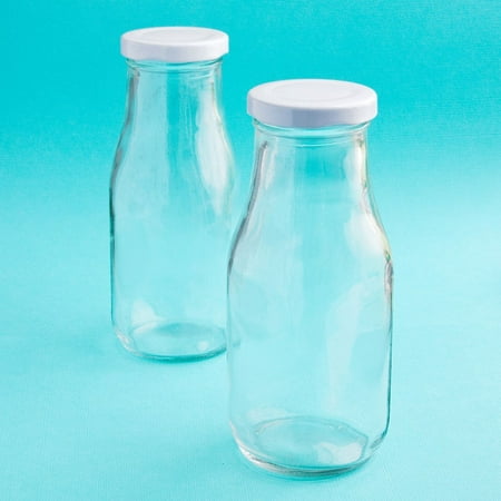 Perfectly Plain Vintage Style Milk Bottle - Party Supplies
