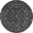 thumbnail image 1 of Ahgly Company Indoor Round Persian Gray Traditional Area Rugs, 5' Round, 1 of 1