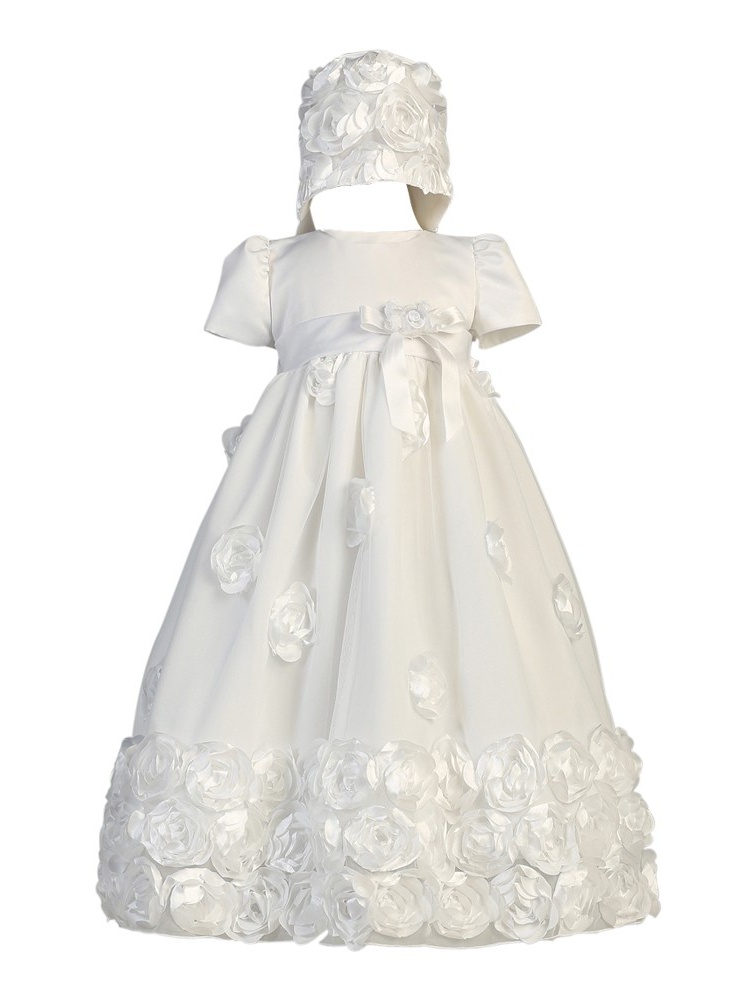 baby white tulle dress