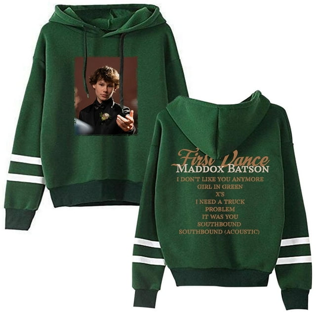 Maddox Batson First Dance Tracklist Pullovers Pocketless Parallel Bars Sleeve Streetwear Sweatshirts