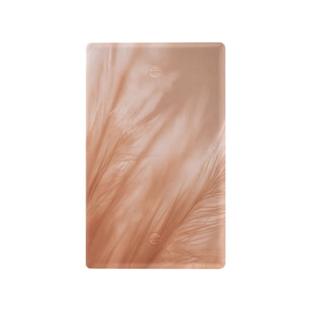 IAUYY Retardant PC Material Unused Outlet Cover Switch Plate Covers Easy DIY Installation with Screws Light Switch Cover Plate Soft Creamy Peach Background
