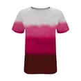 thumbnail image 5 of Womens Summer Tops Casual Short Sleeve Shirt Women Plus Size T Shirts Womens Tie Dye Shirts Oversized Top, 5 of 8