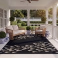 thumbnail image 3 of Safavieh Courtyard Victoria Fishes Indoor/Outdoor Area Rug, Black/Beige, 5'3" x 7'7", 3 of 10