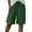 Army Green, variant on UAMVSH Bermuda Shorts for Women Baggy Wide Leg Beach Capri Pants with Pockets High Waist Knee Length Summer Vacation Shorts(X-Large,Sky Blue 2)