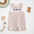 thumbnail image 2 of peqiut Romper Toddler Boy Clothes Smocked Romper Farm Baby Animal Print Jumpsuit Sleeveless Overalls Spring Summer Kids Bodysuit 0 6 9 12 18 24 Months 2T 3T 4T, 2 of 7
