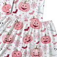 thumbnail image 2 of CHENge Women's Satin Silk Pajamas Short Sleeve Button Up Pjs Lounge Sets, 2 of 8
