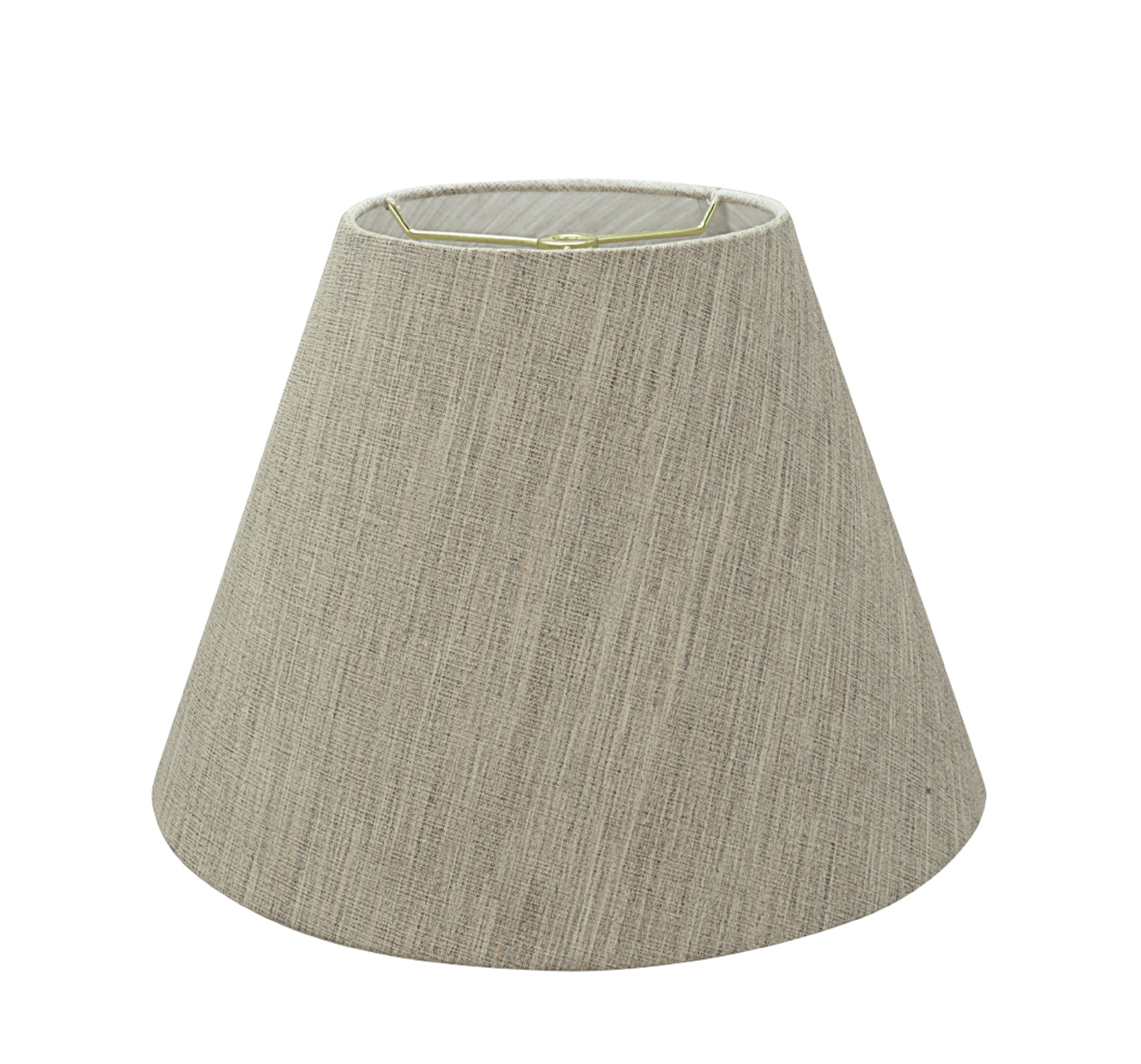 Aspen Creative 32367 Transitional Hardback Empire Shaped Spider Construction Lamp Shade in Light Grey, 14" wide (7" x 14" x 10")