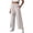 *Gray, variant on VBVC Women's Pull-On Floral Embroidered Pants, Wide Leg Cropped Palazzo Trousers For Women, Ladies' Summer Breathable Pants with Pockets,Beige,M-4XL