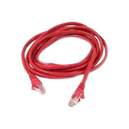 Belkin A3L791B25-RED-S 25 ft. Cat 5E Red Snagless Molded Network Cable