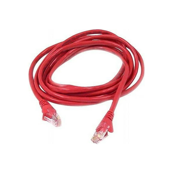 Belkin A3L791B25-RED-S 25 ft. Cat 5E Red Snagless Molded Network Cable