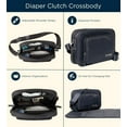 thumbnail image 3 of Modern Moments by Gerber Crossbody Diaper Bag with Changing Pad, Dark Gray, 3 of 13