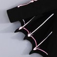 thumbnail image 5 of bbymog Halloween Two Piece Boy Girls Romper Set Girls' Fashion Long Sleeve Bat Cosplay Rompers with Hat Baby Boy Outfits Black E 100, 5 of 9