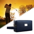 thumbnail image 2 of jinwen Portable Golf Mini Handbag Tee Holder Case Pack Organizer Storage Golf Mini Bag Cell Phone Pouch Golf Ball Pouch Navy, 2 of 9