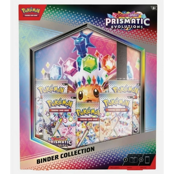Pokemon Scarlet & Violet: Prismatic Evolutions Binder Collection Box!