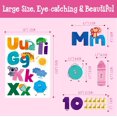 thumbnail image 3 of 68 PCS Alphabet & Letters Wall Decals, Self-adhesive Vinyl Stickers-Letter, Weather, Number, Animal, Shape & Color, Educational ABC Letter Room Decors for Playroom, Classroom, Bedroom, Nursery, Wall, 3 of 7