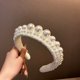thumbnail image 4 of Diademas para mujer con perlas para la cabeza, accesorios para el cabello, sin deslizamiento, diadema bonita para mujer, 4 of 5