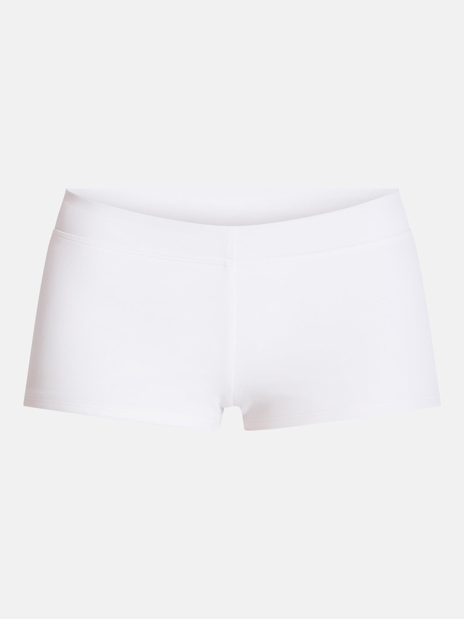 No Boundaries Women's White Swim Shorts, Women's XXXS-XXL