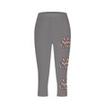 thumbnail image 3 of Pantalones de Ajuste Seco de la Moda de las Mujeres Imprimidas Leggings, Deporte de Yoga Elástico de Poliéster Elástico Respirable, 3 of 7