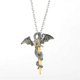 thumbnail image 3 of Luminous Jewelry Dragon Sword Pendant Necklace Dark Anime Necklace, 3 of 5