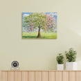 thumbnail image 3 of Colorful Tree of Life Canvas Wall Art, Textured Palette Knife Abstract Nature Painting for Home Decor, Framed & Ready to Hang for Living Room Bedroom Bathroom, 3 of 7