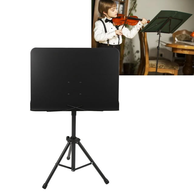 Support de Partitions à Levage, Support de Musique Pliable Portable à Hauteur Réglable pour Guitare Violon