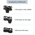 thumbnail image 5 of Portavasos multifuncional 2 en 1 para coche, adaptador de extensión para portavasos de coche, portavasos de doble orificio con base ajustable W120011, 5 of 5