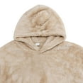 thumbnail image 6 of Chiccall Mens Fleece Hoodies Warm Comfy Fuzzy Hooded Pullover Sweatshirts with Pocket, 6 of 8