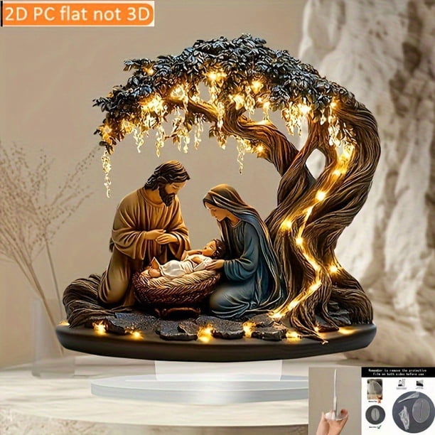 Adorno decorativo para escritorio de oficina | Figura plana 2D | Regalo elegante y duradero para la oficina y el hogar | Fácil de exhibir en estantes y tabletas