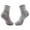 Gray, variant on Abomasnow Men's Merino Wool Cushioned Hiking Trekking Socks Breathable Moisture Wicking Midi Length Baseball Football Softball Sockings