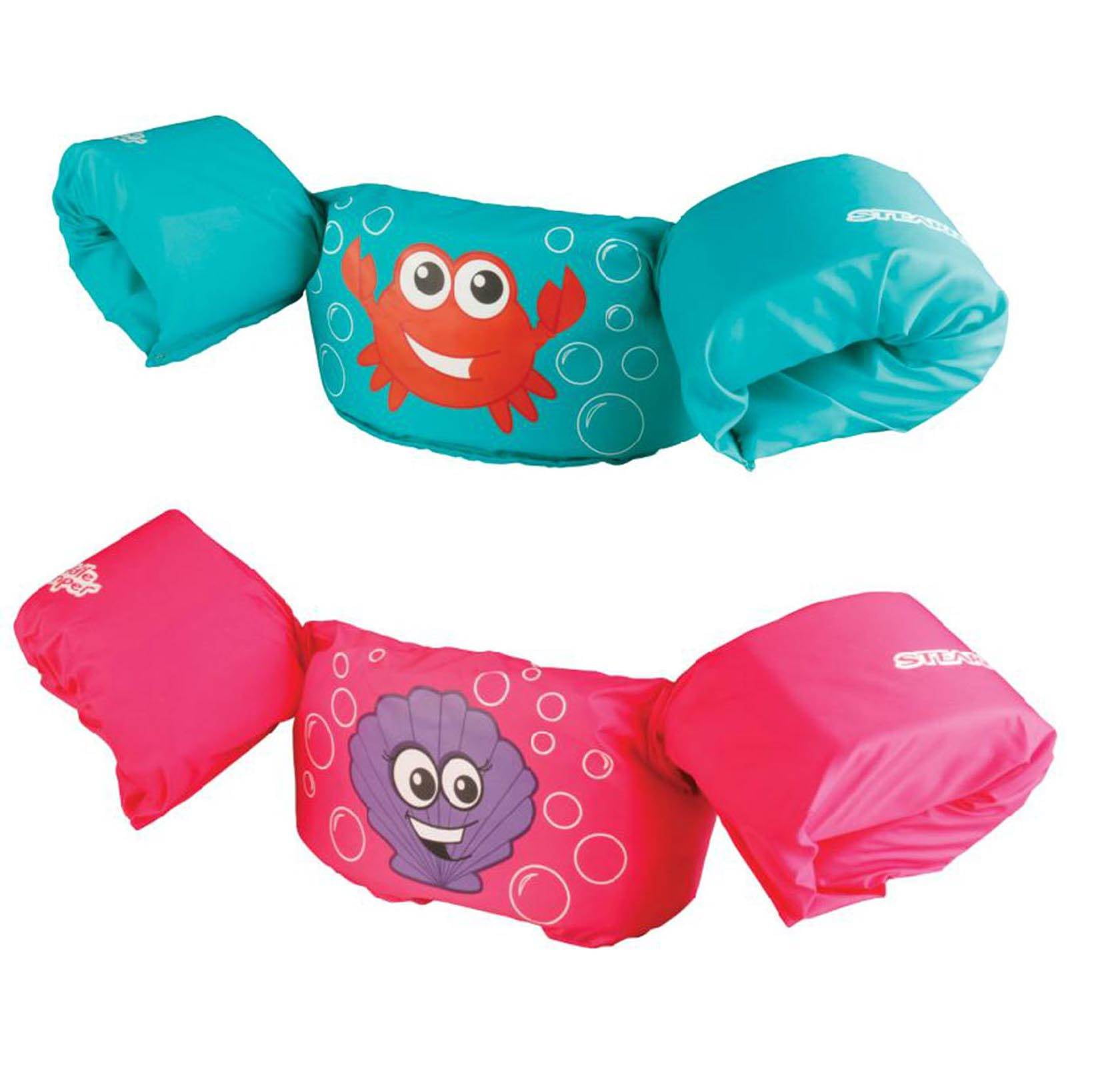 (2) COLEMAN Stearns Kids Puddle Jumper Swimming Life Jacket Vests