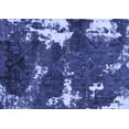 thumbnail image 1 of Ahgly Company Machine Washable Indoor Rectangle Abstract Blue Modern Area Rugs, 2' x 5', 1 of 4