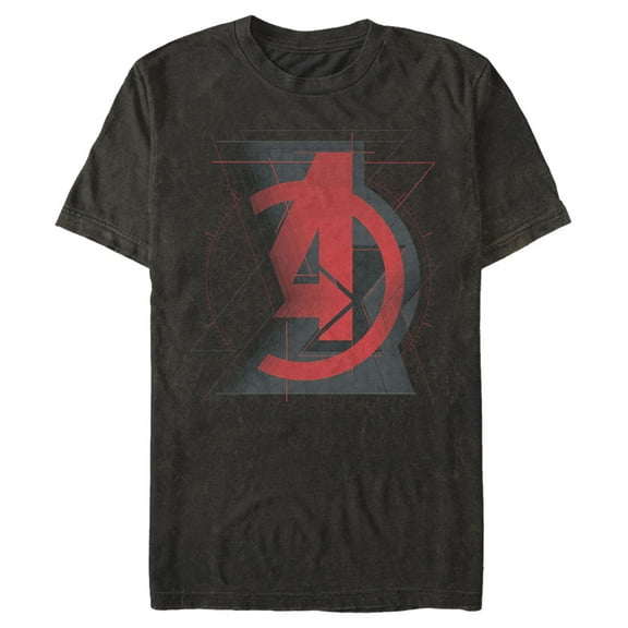Men's Marvel Black Widow Avenger Logo  Graphic Tee Black Small