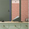 thumbnail image 6 of Ambesonne Retro Peel & Stick Wallpaper for Home, Pastel Deformed Circles, 13"x36", Burnt Sienna Dark Peach, 6 of 6