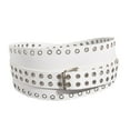 thumbnail image 2 of Fashion PU Leather Waist Belt Wide Dress Waistband for Wedding Shirts Ladies white, 2 of 9