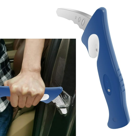 AEVXKHI Car Door Assist Handle, Vehicle Support Handles Seatbelt Cutter Window Breaker, Aluminium Automotive Car Handle Assist for Elderly and Car Emergency Tool