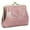 pink, variant on Genuine Leather Women's Vintage Handbag Wallet - Burgundy Red Top-Grain Cowhide Coin Purse with -Tone Hardware, /Korean Inspired Clasp Wallet for Cash, Cards & Makeup (/Korean Style Collection)