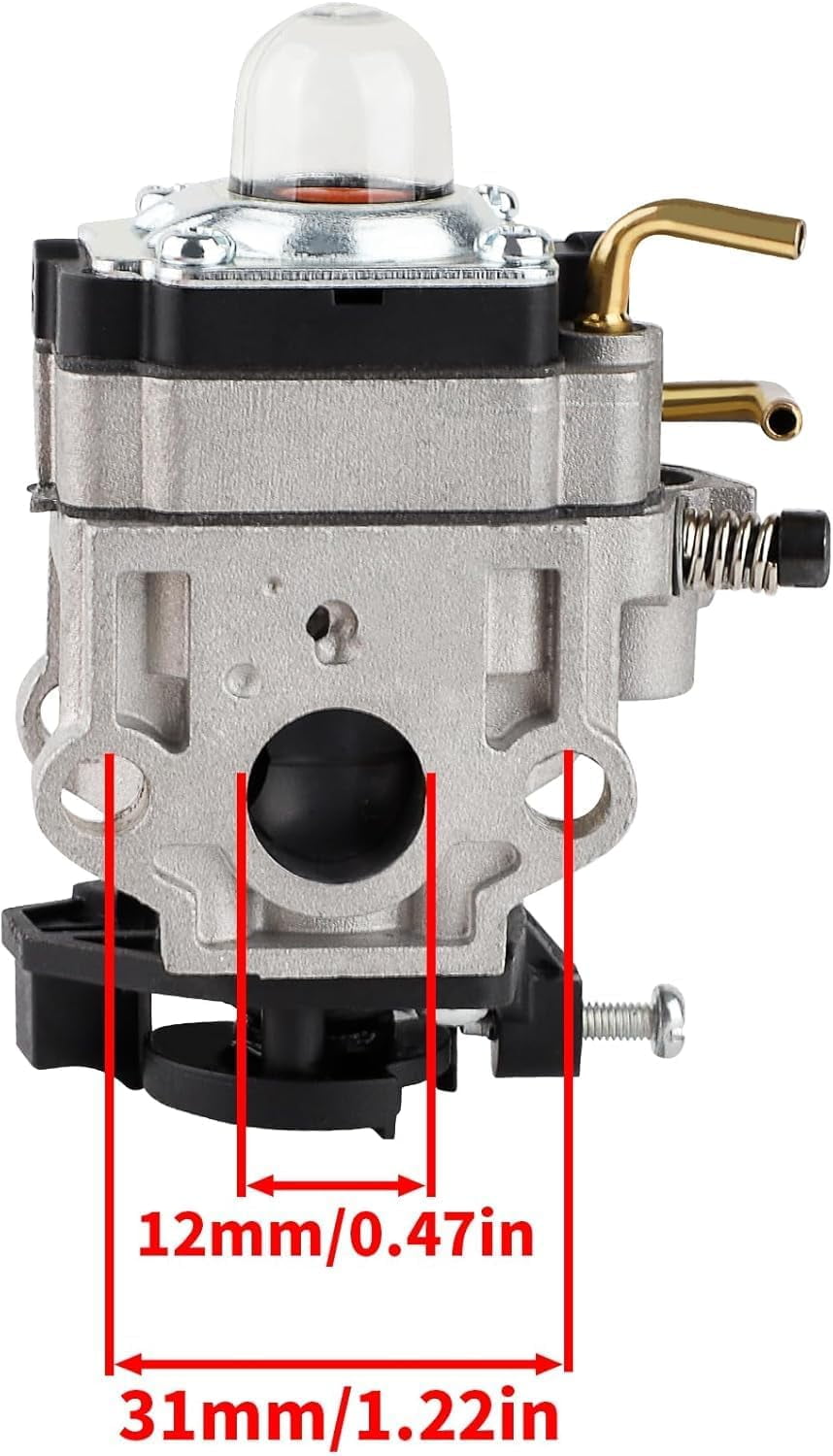 Carburetor Replacement for Ryobi 308054129 RY38BP 175 MPH 760 CFM 38cc Gas Backpack Leaf Blower