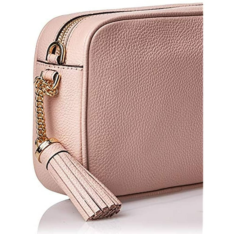 Michael Kors Ginny Pink Leather Camera Bag