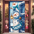 thumbnail image 2 of Snowman Decoration Winter Banner Christmas Design Snow Theme for Holiday Party Indoor Decor Seasonal Celebration, 2 of 9