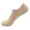 Khaki, variant on Besolor Men Women No Show Socks Breathable Low Cut Non Slip Ankle Socks Cotton Invisible Socks