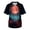 Light Blue_014, variant on Men's Halloween Scrub Top Trendy Casual Short Sleeve V Neck Scrub T Shirts Funny Spooky Print Regular Fit Working Uniform Purple 2XL