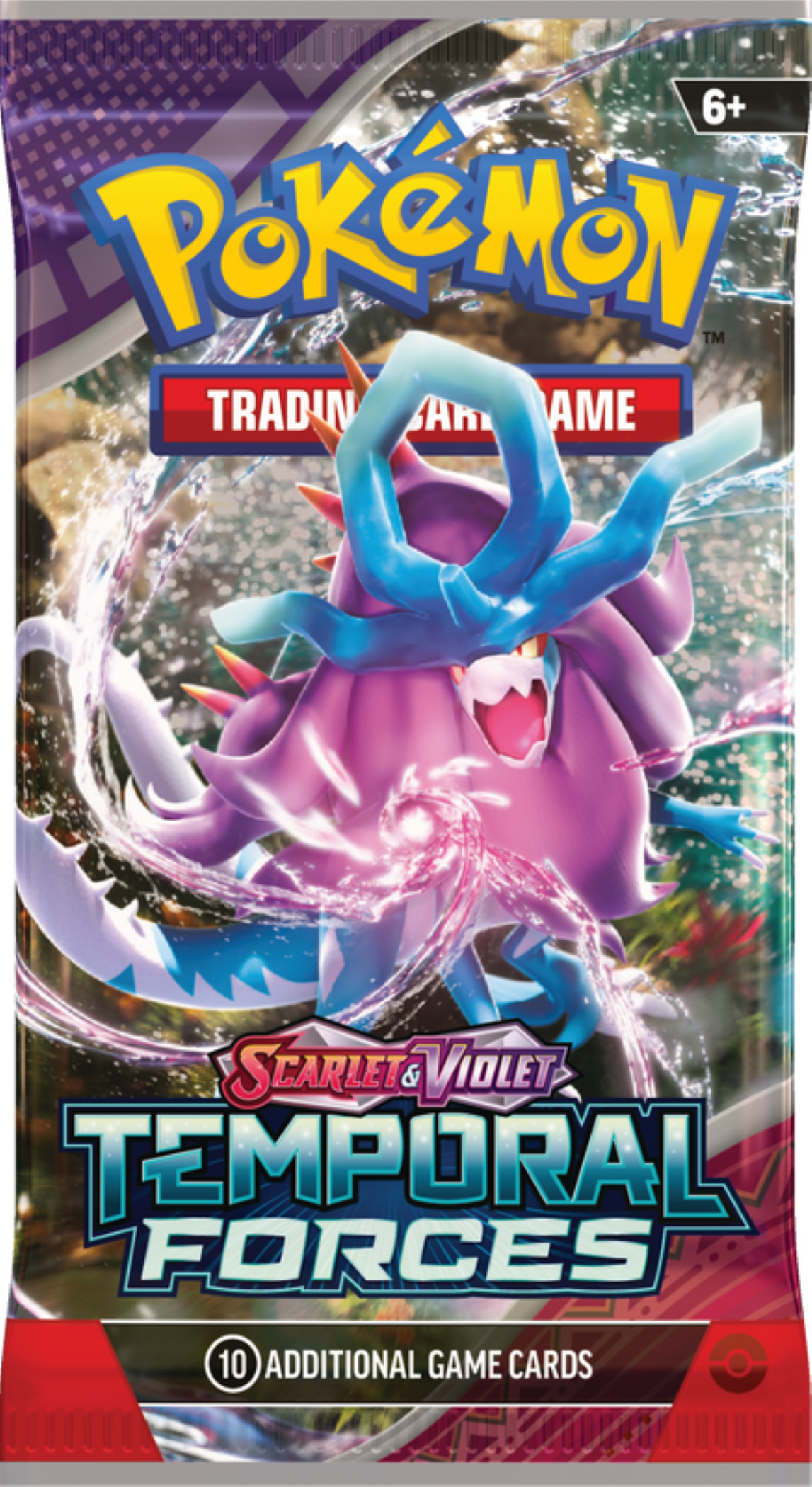Pokemon Trading Card Games SV5 Temporal Forces 3Pk Blister Cleffa