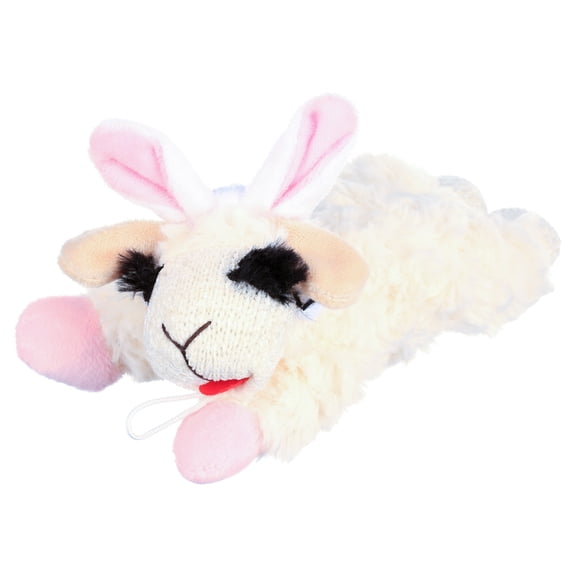Multipet Easter Lamb Chop with Bunny Ears, Dog Toy, Size 10.5"