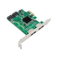 thumbnail image 2 of IO CREST SI-PEX40058 Carte Contrôleur HyperDuo 2 Ports SATA III 2 Ports eSATA III PCIe 2.0 x2 Vert, 2 of 5